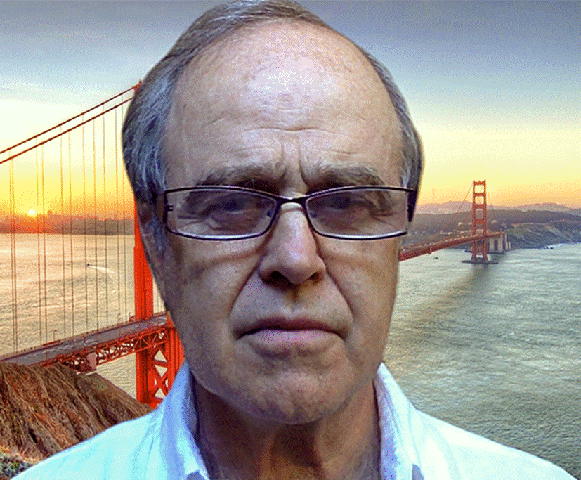 Deacon mug shot againt the Golden Gate